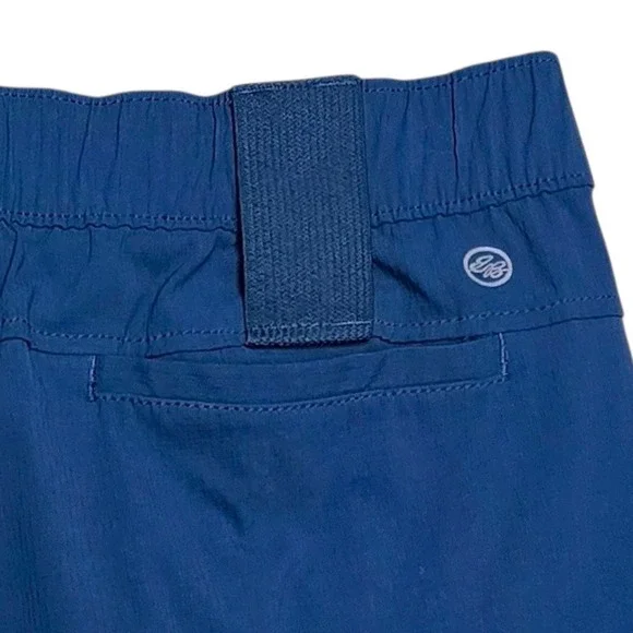 Eddie Bauer First Ascent Women 10 Blue Ripstop Hiking Shorts Pockets Women's 10 - Picture 6 of 9